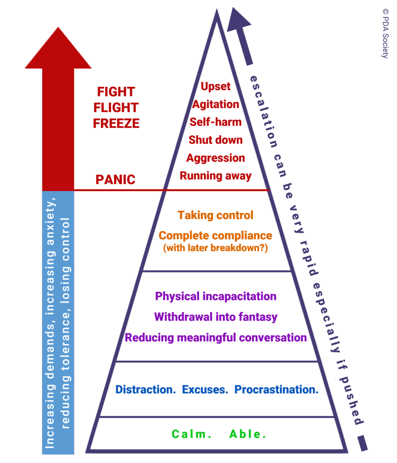 Demand avoidance triangle